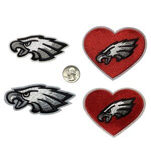 P Eagles Embroidered 4pcs Cloth Patches New Sealed
